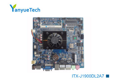 Itx-J1900DL2A7 Industriële Miniitx Motherboard van PC soldeerde aan boord van Intel J1900 cpu 10 Com